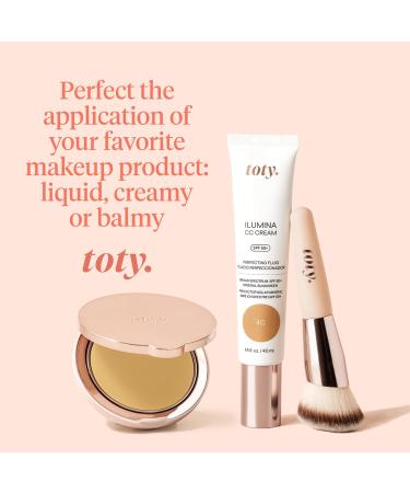 Ilumina Brush by Sof a Vergara - Angled Complexion & Foundation Brush for Flawless Finish | Vegan Super-Soft Bristles for Cream & Liquid Foundation - International Shipping Available - Buy Online on GoSupps.com