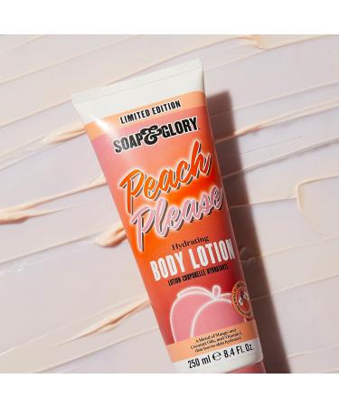 Soap & Glory Peach Please Body Lotion - Vitamin E, Shea Butter, Coconut & Almond Oil, 250ml - Buy Online on GoSupps.com