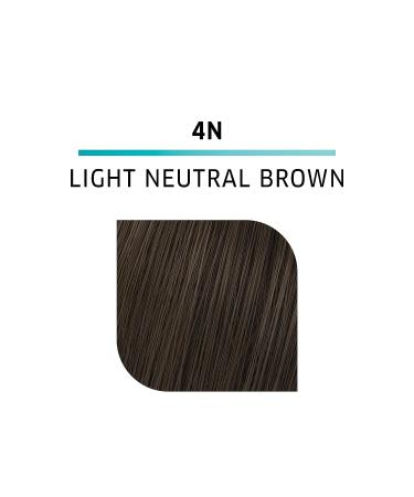 Wella ColorCharm Permanent Gel Haircolor 4N Light Neutral Brown with Gelfuse Technology - Buy Online on GoSupps.com