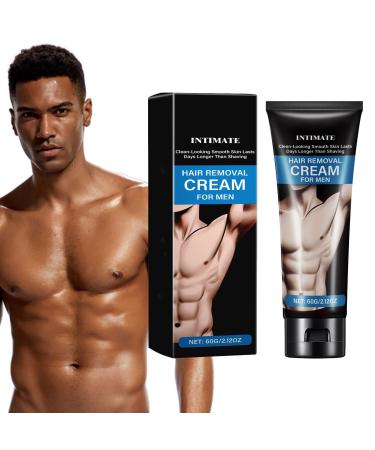 Men's Body Hair Removal Cream Safe Hair Removal Balm 60g - Body Hair Removal Cream | for Dad Father Husband Boyfriend Hands Legs etc.
