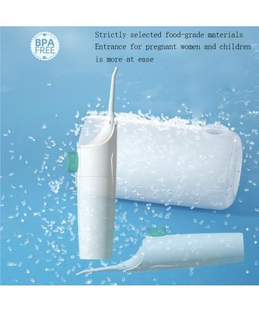 Buy Cordless Water Flosser - Portable Oral Irrigator for Home & Travel | Safe for Pregnant Women & Children - Affordable Tonsil Stone Remover (White - Buy Online on GoSupps.com
