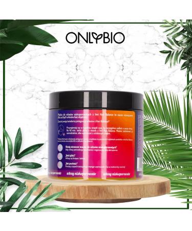 ONLYBIO Hair Balance hair mask with shea butter coconut oil and mango butter for volumefree dry hair vegan and natural - Buy Online on GoSupps.com