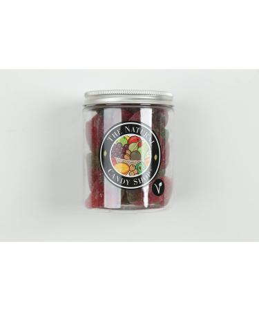 Natural Candy Shop Natural Vegan Jelly Strawberries Candy Jar 220g x 9 units 9 x 220g