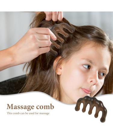 Baluue Wooden Scalp Massage Comb - Antistatic Chinese Style Wide-Tooth Hair Growth Comb for Women - Buy Online on GoSupps.com
