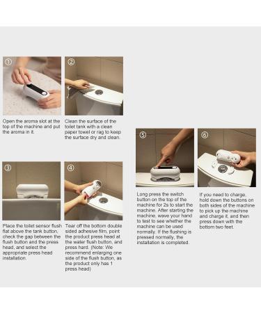 Automatic Touchless Toilet Flush Kit - Non-Contact Infrared Sensing Flusher for Home & Hotel | Fast 0.25S Induction Flushing - Buy Online on GoSupps.com