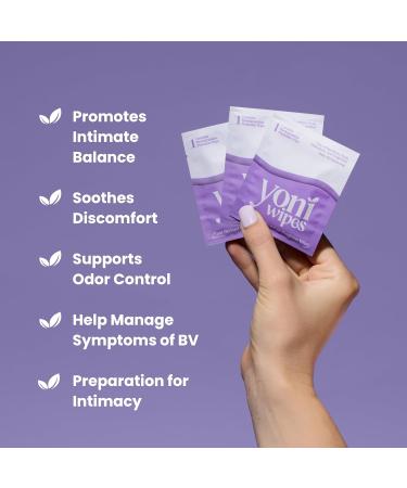 30 Count Biodegradable & Flushable Feminine Wipes - pH-Balanced Aloe Vera & Vitamin E - Perfect for Travel & On-the-Go - Buy Online on GoSupps.com