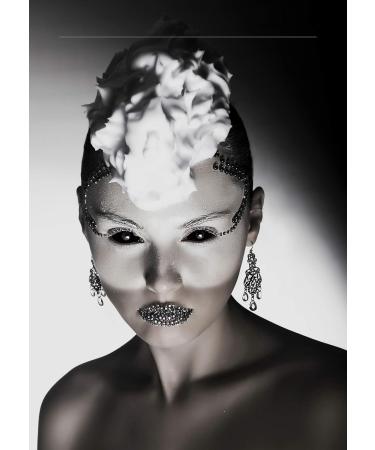 Eyecatcher 84091541-S03 Black Colored Sclera Contact Lenses - 1 Pair for Carnival Mardi Gras Halloween - 6 Months Use - Buy Online on GoSupps.com