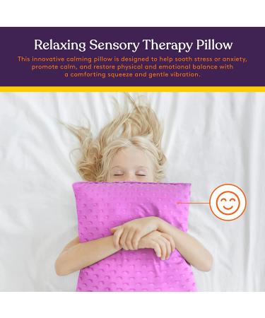 Special Supplies Vibrating Pillow | Sensory Calming Aid | Plush Minky Soft Cover | Therapy Stimulation Bumps | Purple - Buy Online on GoSupps.com