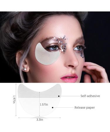 Yuehuam 30Pcs Disposable Eye Shadow Shield Eyeshadow Protector Pads Under Eye Pads Eyeliner Patches Tape Makeup Stencils for Eyelash Extensions Lips Makeup - Buy Online on GoSupps.com