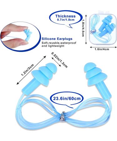 BESSELING Noise Reduction Ear Plugs for Sleeping - 6 Pairs Comfortable Silicone Earplugs - Sound Blocking for Sleep, Snoring, Swimming, Concerts, and More (6 Pack) - Buy Online on GoSupps.com