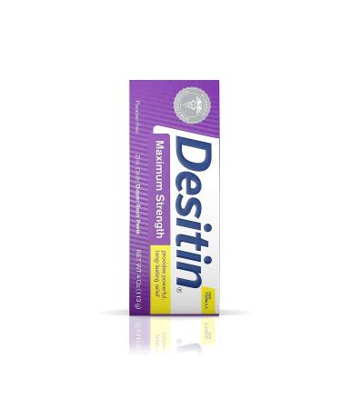 Desitin Maximum Strength Baby Diaper Rash Cream 4 Oz - 40% Zinc Oxide for Relief & Prevention - Buy Online on GoSupps.com