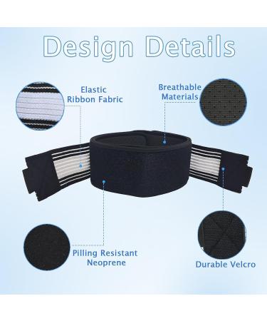 Sacroiliac SI Joint Hip Belt for Men & Women - Sciatica Relief Lower Back Pain Support Adjustable Back Brace for Pelvic & Nerve Compression - Buy Online on GoSupps.com