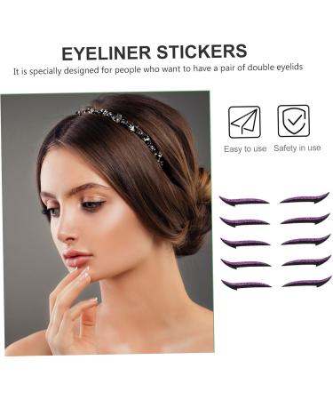 TOVINANNA 160 Pairs Eyeliner Stiker Eye Makeup Tools Eye Skin Sticker Eye Makeup Applicators Invisible Eye Line Strips Stickers Reusable Double Eyelid Tapes Plastic Flash Adhesive Tape - Buy Online on GoSupps.com