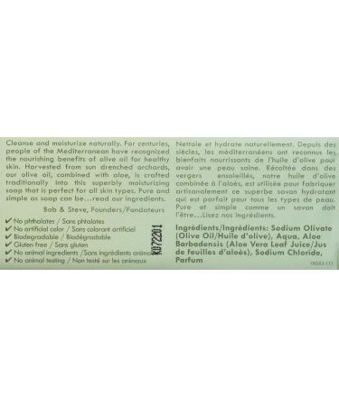 Kiss My Face Moisturizing Bar Soap - Olive & Aloe - 8 oz | Gentle for All Skin Types | Buy Internationally - Buy Online on GoSupps.com