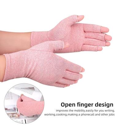 Compression Arthritis Gloves Relieve Pain from Rheumatoid Pink Small - Buy Online on GoSupps.com