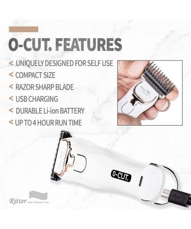 Ritter Professional Mini Hair Trimmer - White | Hair & Beauty Care - Buy Online on GoSupps.com