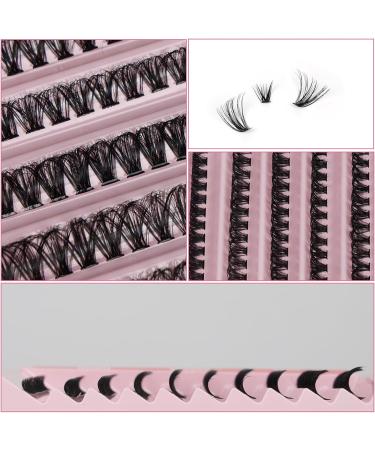 DIY Lash Extension Kit: 200pcs D Curl Volume Cluster Eyelashes with Lash Bond, Seal, and Tweezers - At-Home Individual Lash Extension Kit (40D) - Buy Online on GoSupps.com