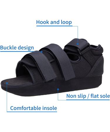 Post Op Shoe for Broken Toe Injury - Lightweight Orthopedic Walking Foot Brace - Non Weight Bearing Medical Shoes for Men and Women - Medium - Buy Online on GoSupps.com