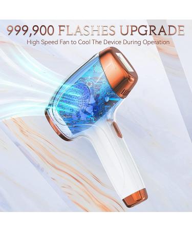 Aopvui At-Home IPL Hair Removal - Permanent Laser Hair Removal with 999900 Flashes for Women and Men - Facial Legs Arms Whole Body Treatment - Buy Online on GoSupps.com