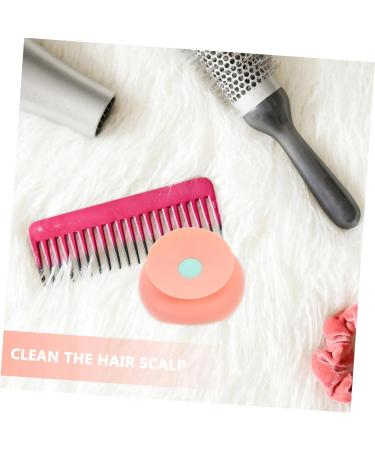 SEWOART Hair Shampoo Brush - Anti-Hair Loss Scalp Massage & Swimming Brush - Pink Suction Cup - 8.00x8.80cm - Buy Online on GoSupps.com