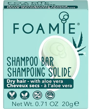 FOAMIE Travel Sized Body Bar Moisturising Aloe Vera for Hydration and Shine PH Balanced Soap-Free No Sulphates or Parabens. Made in the UK. - Buy Online on GoSupps.com