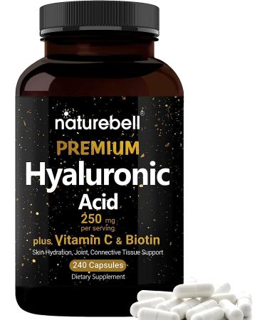 NatureBell Premium Hyaluronic Acid 250 mg - 240 Capsules
