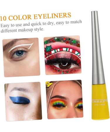 FOMIYES 30 pcs Eyeliner Colour Long-lasting Cosmetics Eye Waterproof Shadow Colors Liner Matte Long Up - Buy Online on GoSupps.com