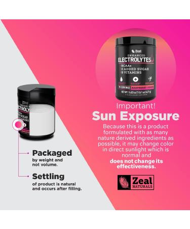 Zeal Naturals Electrolyte Powder Recovery Drink - Lemon Berry - 16.83 Oz. - Buy Online on GoSupps.com