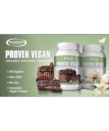 Gaspari Nutrition Proven Vegan - Double Chocolate Cake - 2 Lbs - Buy Online on GoSupps.com