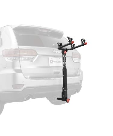 Allen Sports 2-Bike Hitch Racks for 1 1/4 in. and 2 in. Hitch Deluxe Locking Black