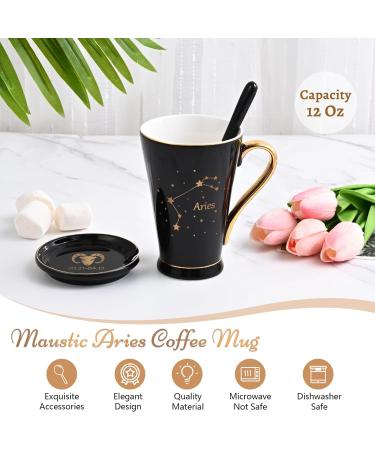 Maustic Birthday Gifts for Women Men Zodiac Sign Gifts Astrology Horoscope Constellation Gifts Gifts for Best Friend Sister Astrology Lover Aries - Buy Online on GoSupps.com