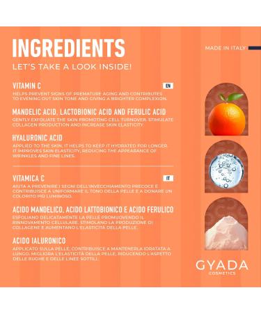  GYADA COSMETICS GYADA COSMETICS Radiance Booster Sheet Mask illuminating sheet face mask provides antioxidant action against signs of aging and expression based on vitamin C 15 ml - Buy Online on GoSupps.com