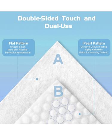 400 Dry Cotton Pieces - Gentle Baby Towels & Makeup Cloths for Sensitive Skin | Perfect for Family Trips & Outdoor Care - 4-Pack - Buy Online on GoSupps.com