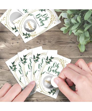 Hafhue 50 Pack Watercolor plantsBlank Gift Certificate Scratch Off Cards for Small Business Spa Beauty Makeup Hair Salon Bridal Shower Baby Shower Country Wedding Wedding Shower Ideas (Oh Baby) - Buy Online on GoSupps.com