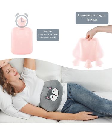 Mokani Wearable Soft Furry Hot Water Bottle with Waist Belt - Grey | Pain Relief for Shoulder, Neck, Hand, Waist, and Back - Buy Online on GoSupps.com