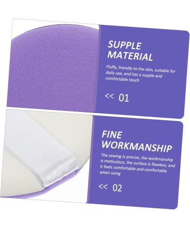 VINTORKY 5 Sets Puff Cushion Foundation Face Tools Makeup Applicators Sponges Ultra Body Puff Puffs Hydrophilic Non-latex Absorb Water Purple Loose Powder Puff Miss - Buy Online on GoSupps.com