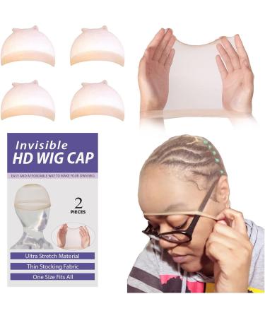 Ugrace Hair HD Wig Cap - 4 PCS Transparent Stocking Wig Caps for Women - Buy Online on GoSupps.com