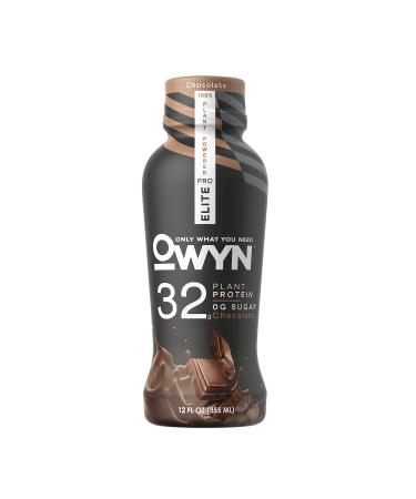 OWYN Chocolate Pro Elite Plant Protein Shake 12 FZ 12 Fl Oz (Pack of 1)
