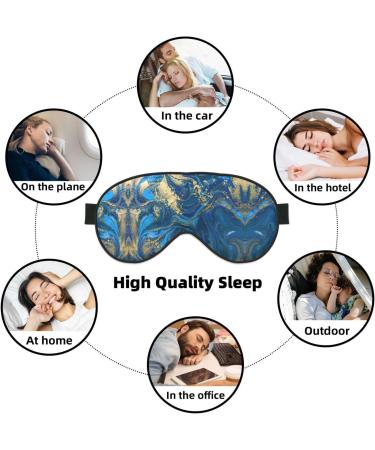 Buy SSIMOO Abstract Marble Light-Blocking Eye Mask | Ultra-Soft Comfortable Sleep Mask for International Shipping - Buy Online on GoSupps.com