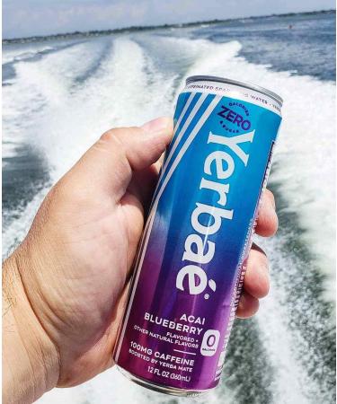 Yerbae Energy Seltzer Variety Pack - 12oz Cans (12 Pack) | 0 Sugar, 0 Calories, 0 Carbs | Naturally Caffeinated with Yerba Mate | Plant-Based Healthy Alternative to Coffee and Sodas - Buy Online on GoSupps.com