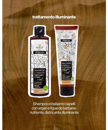  natyr Illuminating shampoo - dull hair - argan and - organic - 250 ml - Buy Online on GoSupps.com