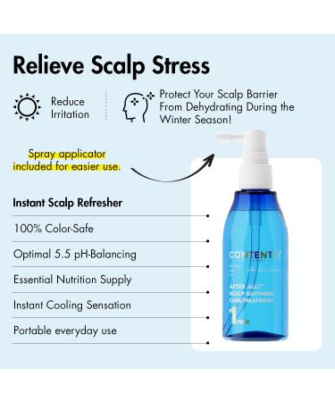 Scalp Soothing Care Treatment with Probiotics & Ginger Extract | Daily Scalp Cooling Tonic for Itchy & Flaky Scalps | 4.06 fl.oz - Buy Online on GoSupps.com