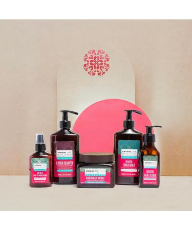 ARGANICARE | Keratin Shampoo + Conditioner | Intensely Regenerates Hair | Prevents and Treats Split Ends | Soft Silky and Shiny Hair | Made in France | 2x400ML - Buy Online on GoSupps.com