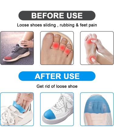 4 Pairs Big Shoe Fillers - Toe Cushions to Fit Loose Shoes Prevent Heel Slipping for Men & Women - Perfect for Boots Casual & Sports Shoes - Buy Online on GoSupps.com