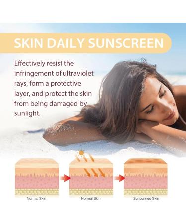 Sun Cream Spf50+ | Black Rice Moisture Skin Daily Sunscreen | 50g Non-greasy Velvet Finish Concealer Isolation for Face Body - Buy Online on GoSupps.com