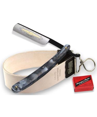 Razor with leather strap and grinding paste from Solingen - Buy Online on GoSupps.com