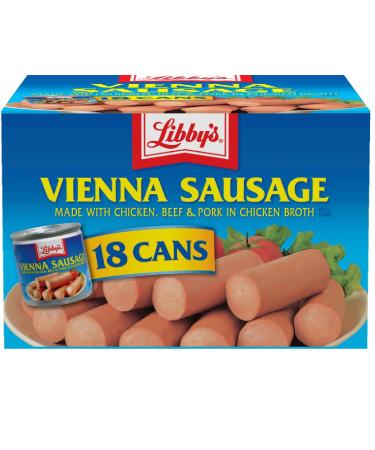 Libby's Vienna Sausage, 4.6 Ounce (Pack of 18)