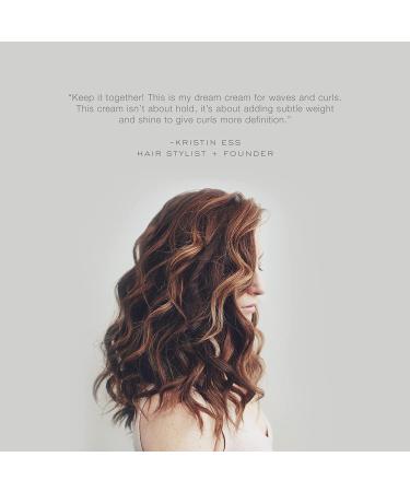 Kristin Ess Ultra Light Curl Defining Cream with Avocado & Castor Oil - Frizz Control, Hydrating Moisturizer for Soft, Shiny Curls - Vegan - 6.7 fl oz - Buy Online on GoSupps.com