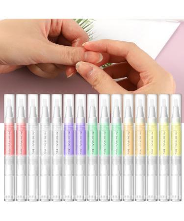 PEACECOLOR 15Pcs Cuticle Oil Pen Set for Nails Natural Ingredients Oil Pen for Nail Growth Care Home Use with Different Flavor(Rose Jasmine Lavender Apple Cantaloupe Orange) XA-01 - Buy Online on GoSupps.com
