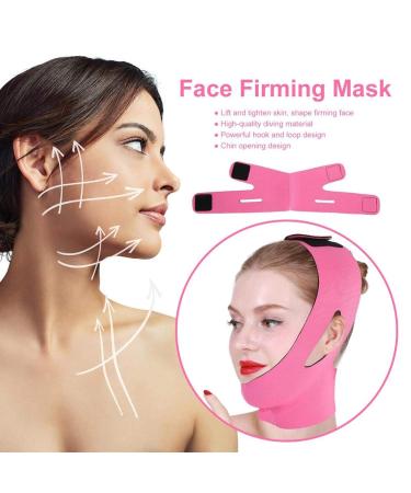 Face V Shaper Bandage - Double Chin Skin Relaxation Belt | Breathable Face Lifting Solution for TV & Play - Buy Online on GoSupps.com